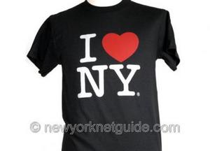 футболку  I LOVE NY