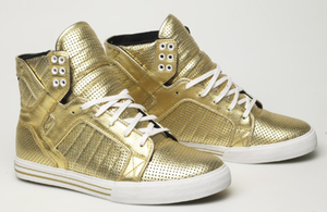 Supra gold shoes