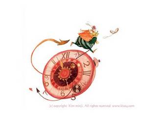 2 книги: "Alice in Wonderland" и "The little Prince" иллюстрированные Kim Min Ji