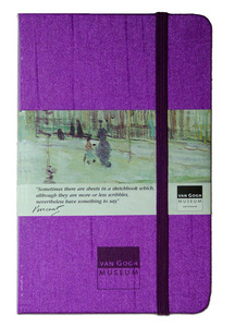 moleskine Van Gogh sketch-book purple