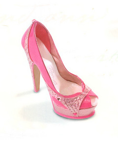 Туфелька Just The Right Shoe Legally Pink