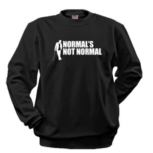 Реглан черный Normal's Not Normal