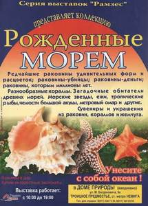 Выставка "Рожденные морем"