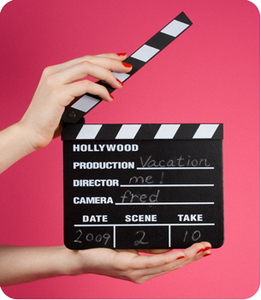 Hollywood slate board