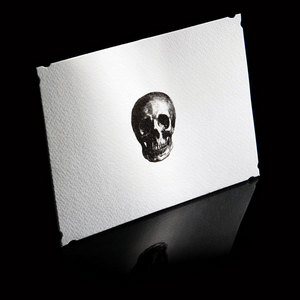 Skull Stationary   (Set of 12 flourished notecards)