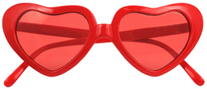 heart-shaped glasses