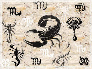 мужа и детей скорпионов