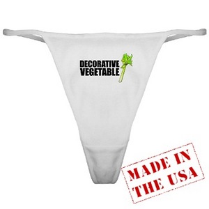 "Decorative Vegetable" Classic Thong