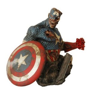 Marvel Zombies Colonel America Bust