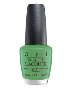 зеленый лак OPI