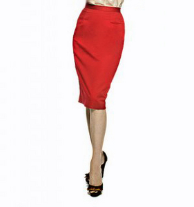 юбка красная