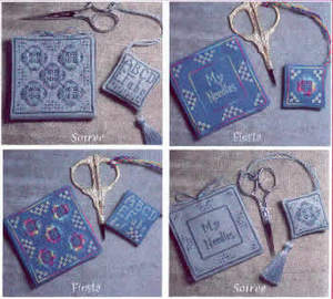 Celebration Needlebook & Fob chartpack (Hardanger embroidery)