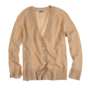 beige cardigan