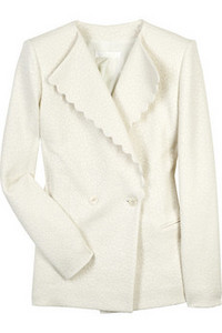 Chlo&#233; Scalloped-edge blazer