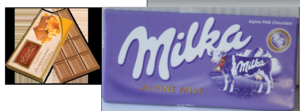 Шоколад "Roshen"(С миндалём,мёдом и нугой) или "Milka"