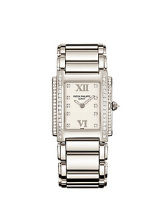 Patek philippe 4910/20G-011 White gold Ladies' Twenty~4®