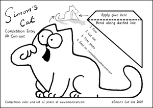 Simon's Cat "cut-out"