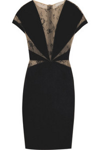 Stella McCartney  Stretch lace-paneled dress