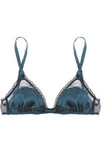 Miu Miu  Silk triangle bra