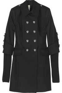 Bird by Juicy Couture  Wool-blend military peacoat