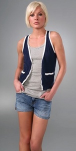 Splendid Sporty Stripe Vest