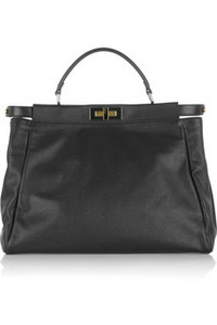 Fendi  Peekaboo leather tote