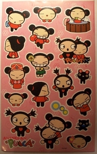 Наклейки Pucca!