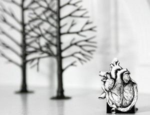 Брошка - сердце