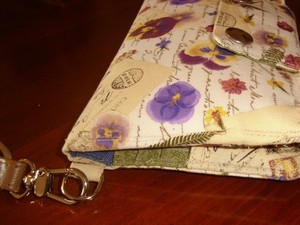 Wallet ladies pansy organizer