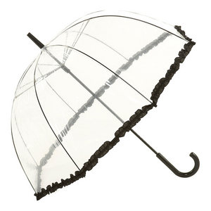 Clear Dome Frill Umbrella