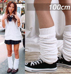 japanese school girl knee-length socks