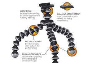 Gorillapod SLR, гибкий штатив для зеркалки