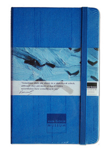 Van Gogh Ruled Aqua Notebook