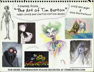 book "the art of Tim Bbrton"