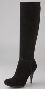 black suede boots