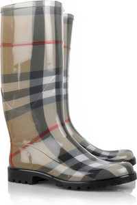 BURBERRY Lisson check Wellington boots