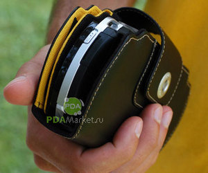 черный кожаный чехол для приставки sony psp