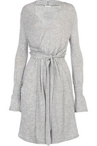 cashmere-blend bathrobe