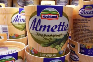 Творожный сыр Almette с зеленью или с огурцами и с зеленью