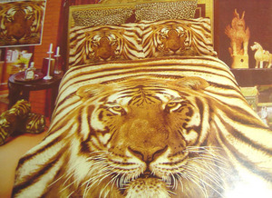 постельное белье с тигром