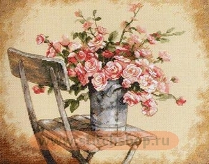 Набор "Roses on White Chair"