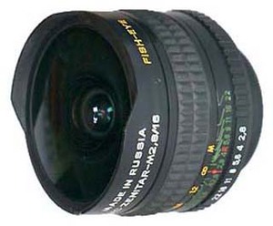 Объектив Зенитар fish eye H/2.8 16 mm