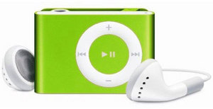 MP3-плеер Apple iPod Shuffle (MB229, 1 Gb, Green)