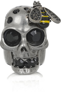 Alexander McQueen   Studded skull ring