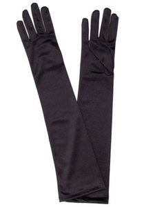Длинные шелковые перчатки