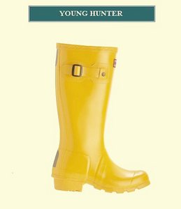 Children's Yellow Young Hunter Wellingtons