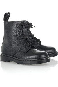 Dr. Martens  Pascal crocodile-stamped boots