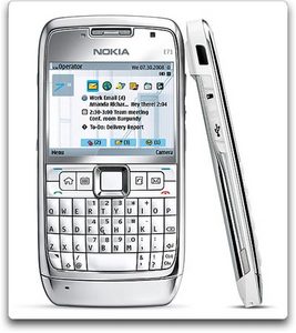 Nokia E71 White Steel
