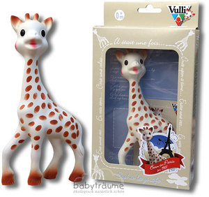 Sophie la giraffe - die s&#252;&#223;e franz&#246;siche Erstlingsgiraffe - babytrдume Textilhandel GmbH