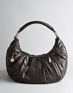 DKNY LARGE NAPPA LEATHER HOBO